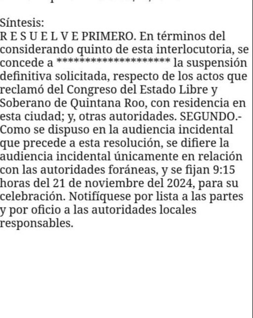 La primera suspensión ha sido otorgada, se espera que afecte positivamente a los motociclistas. La primera suspensión ha sido otorgada, se espera que afecte positivamente a los motociclistas.