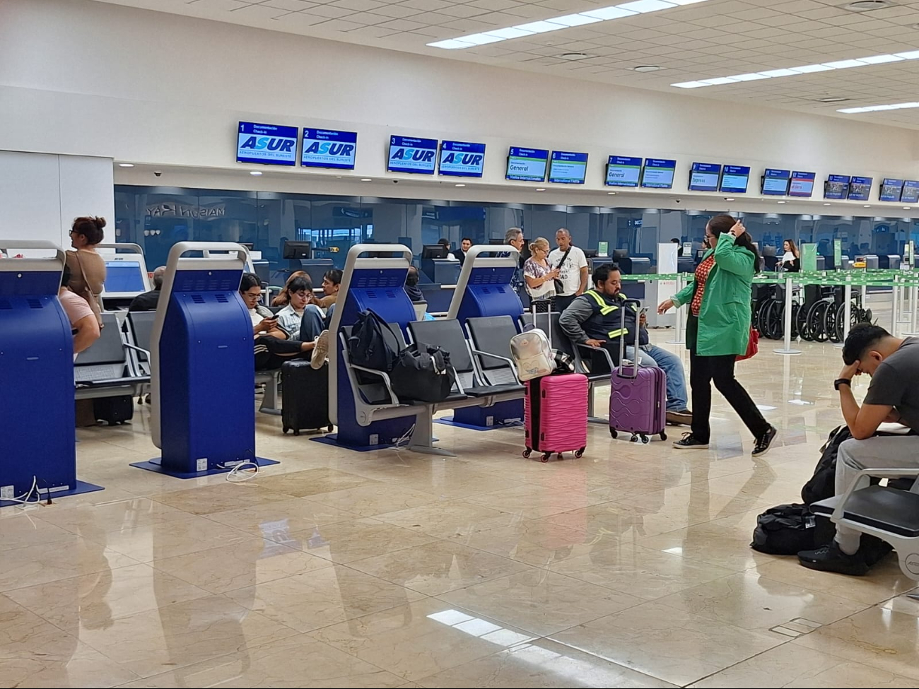 El aeropuerto de Mérida registra buena movilidad de vuelos El aeropuerto de Mérida registra buena movilidad de vuelos