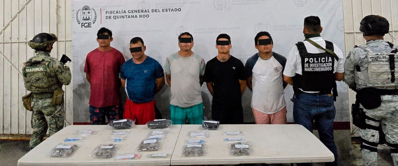 La detención de los integrantes del grupo delictivo se llevó a cabo en calles del Centro Histórico La detención de los integrantes del grupo delictivo se llevó a cabo en calles del Centro Histórico