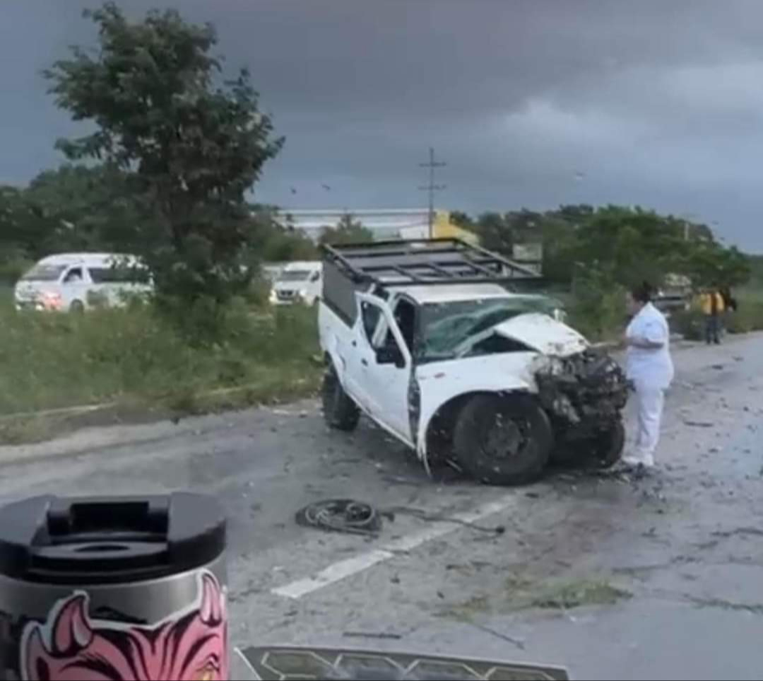 El accidente causó tráfico por dos horas