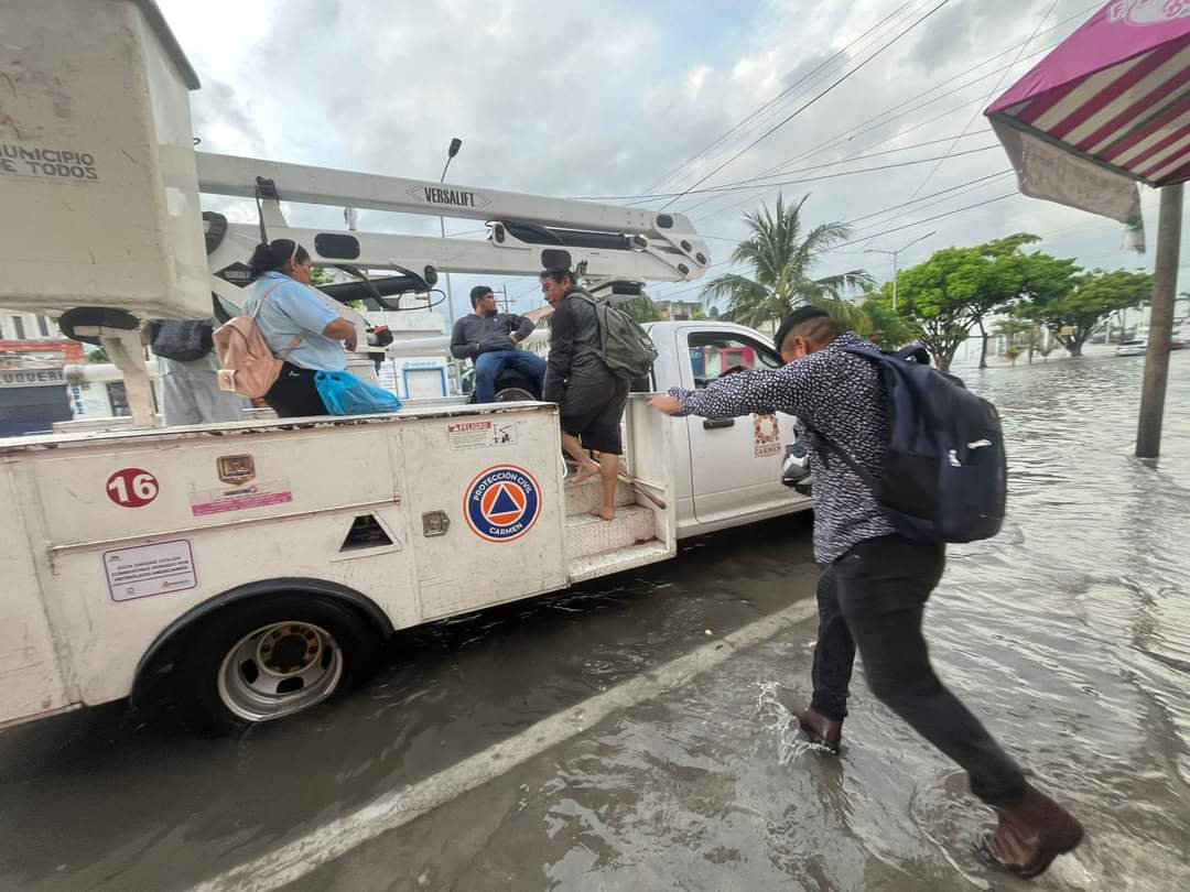 Las inundaciones mayores se registraron en el Chechén y el Reloj de las Tres Caras Las inundaciones mayores se registraron en el Chechén y el Reloj de las Tres Caras