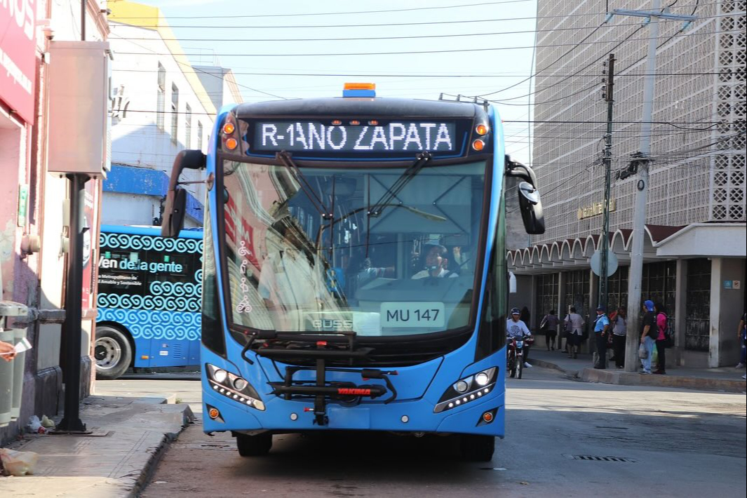Al finalizar el desfile, las rutas de transporte público en Mérida regresarán a su sitio Al finalizar el desfile, las rutas de transporte público en Mérida regresarán a su sitio