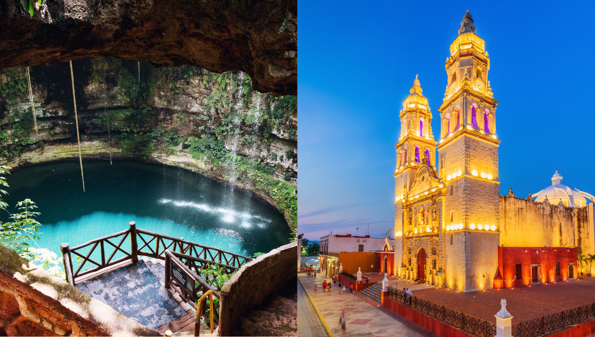 Desde antiguas ruinas mayas, nadando en cenotes cristalinos o paseando por ciudades coloniales