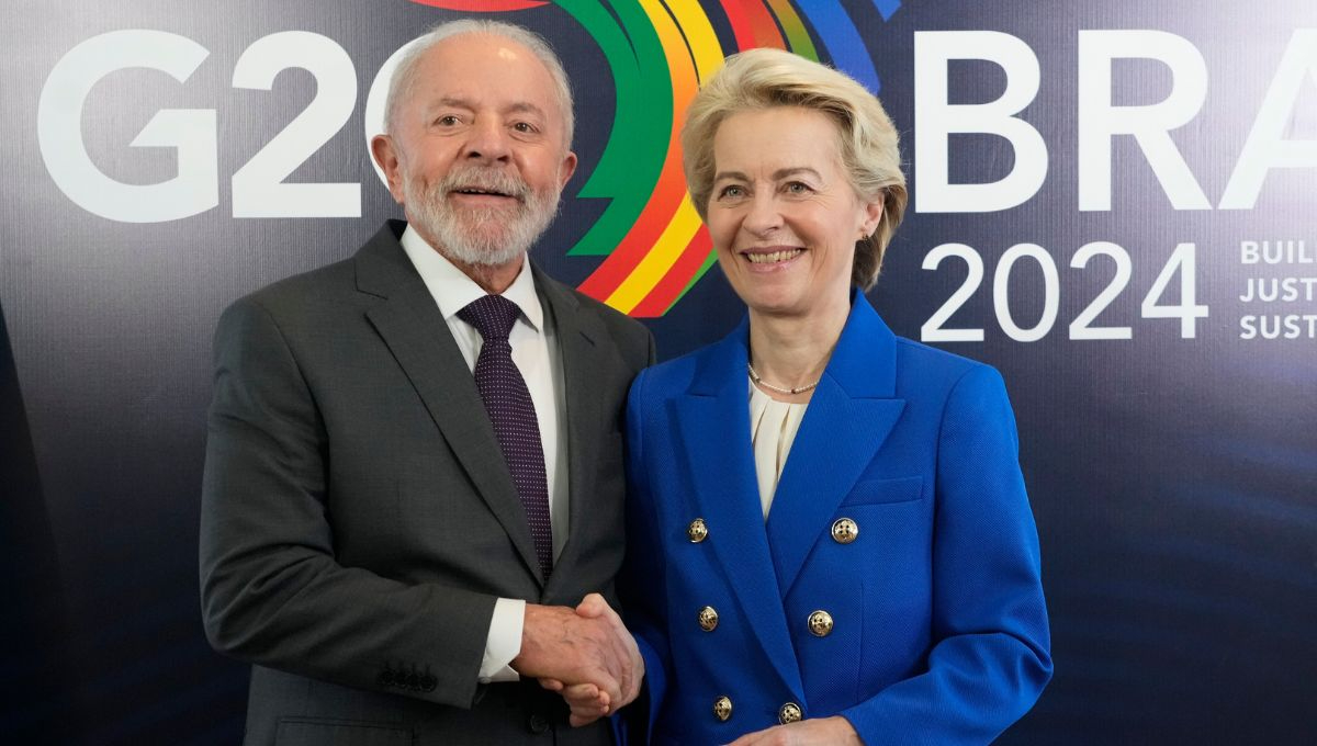 Luiz Inácio Lula da Silva, presidente de Brasil y Ursula von der Leyen, presidenta de la Comisión Europea Luiz Inácio Lula da Silva, presidente de Brasil y Ursula von der Leyen, presidenta de la Comisión Europea