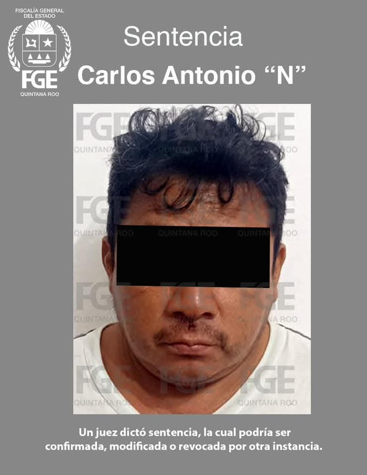 Carlos Antonio "N" será trasladado al Cereso de Cancún para cumplir su sentencia Carlos Antonio "N" será trasladado al Cereso de Cancún para cumplir su sentencia