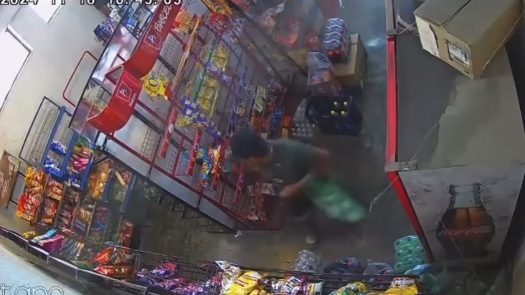 El ladrón fue videograbado El ladrón fue videograbado