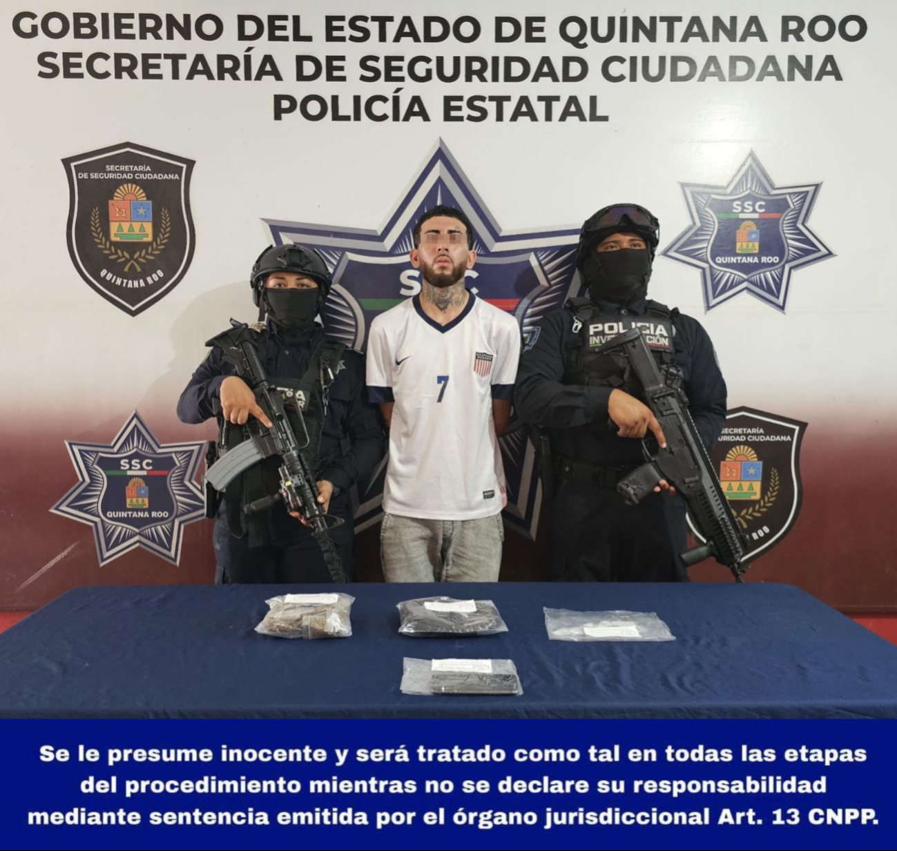 l detenido fue puesto a disposición de la Fiscalía Especializada l detenido fue puesto a disposición de la Fiscalía Especializada