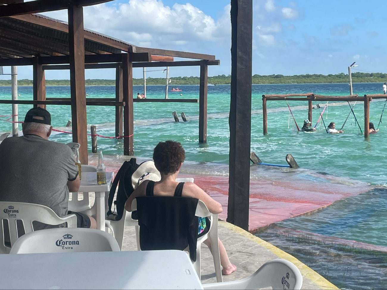 La cantidad de visitantes ha disminuido debido a la presencia del agua La cantidad de visitantes ha disminuido debido a la presencia del agua