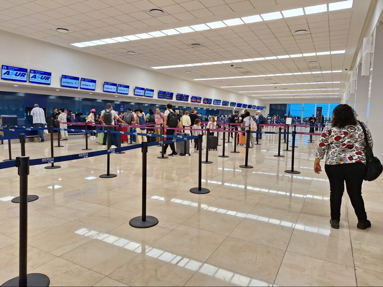 La mayoría de los vuelos en el aeropuerto de Mérida saldrán durante la tarde La mayoría de los vuelos en el aeropuerto de Mérida saldrán durante la tarde