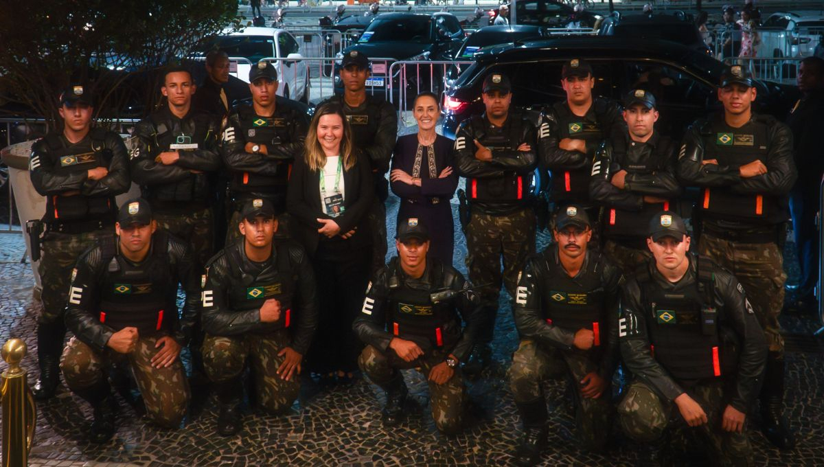 Sheinbaum agradece a fuerzas de seguridad tras su participación en el G20 en Brasil