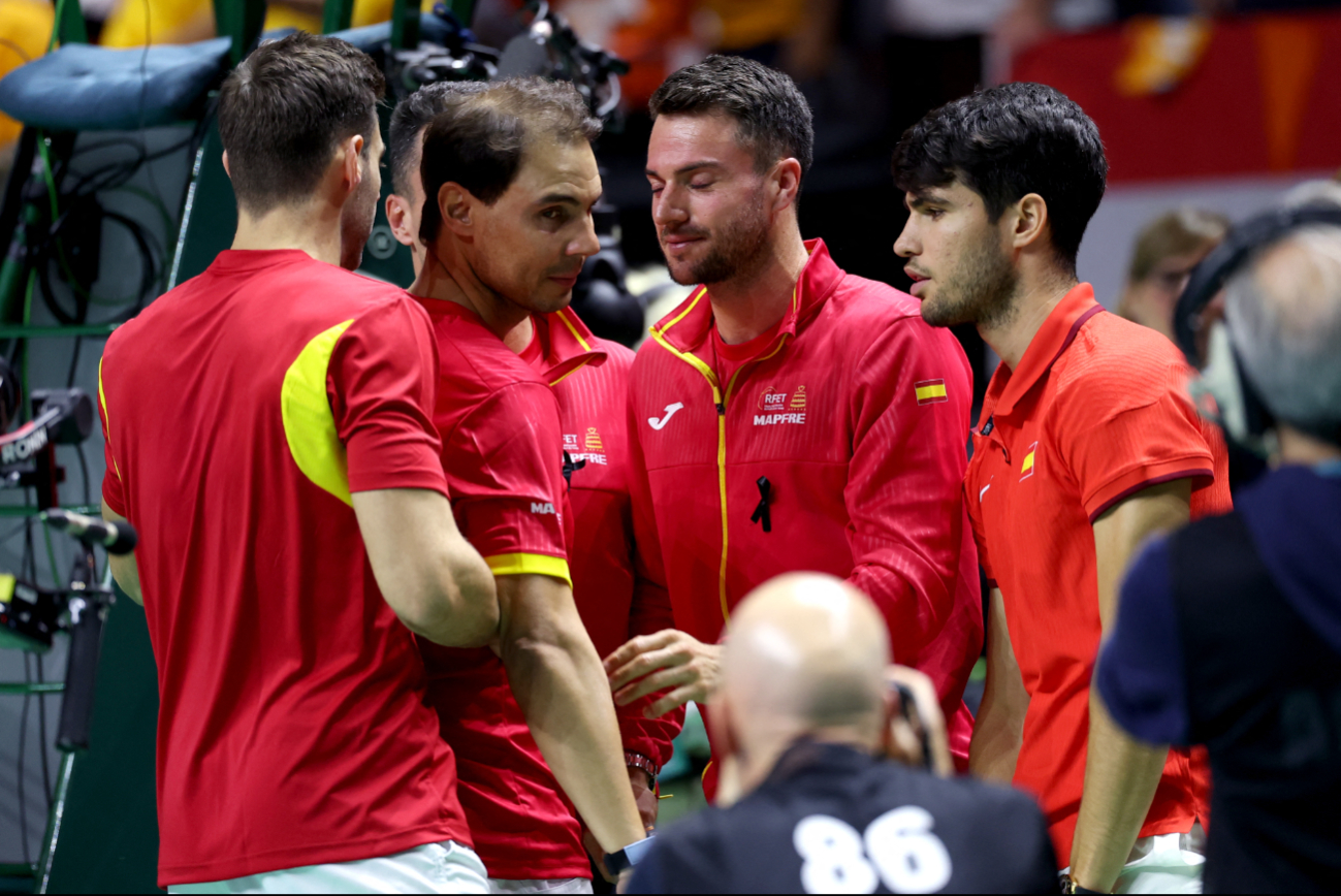 Nadal fue reconocido durante la derrota Nadal fue reconocido durante la derrota
