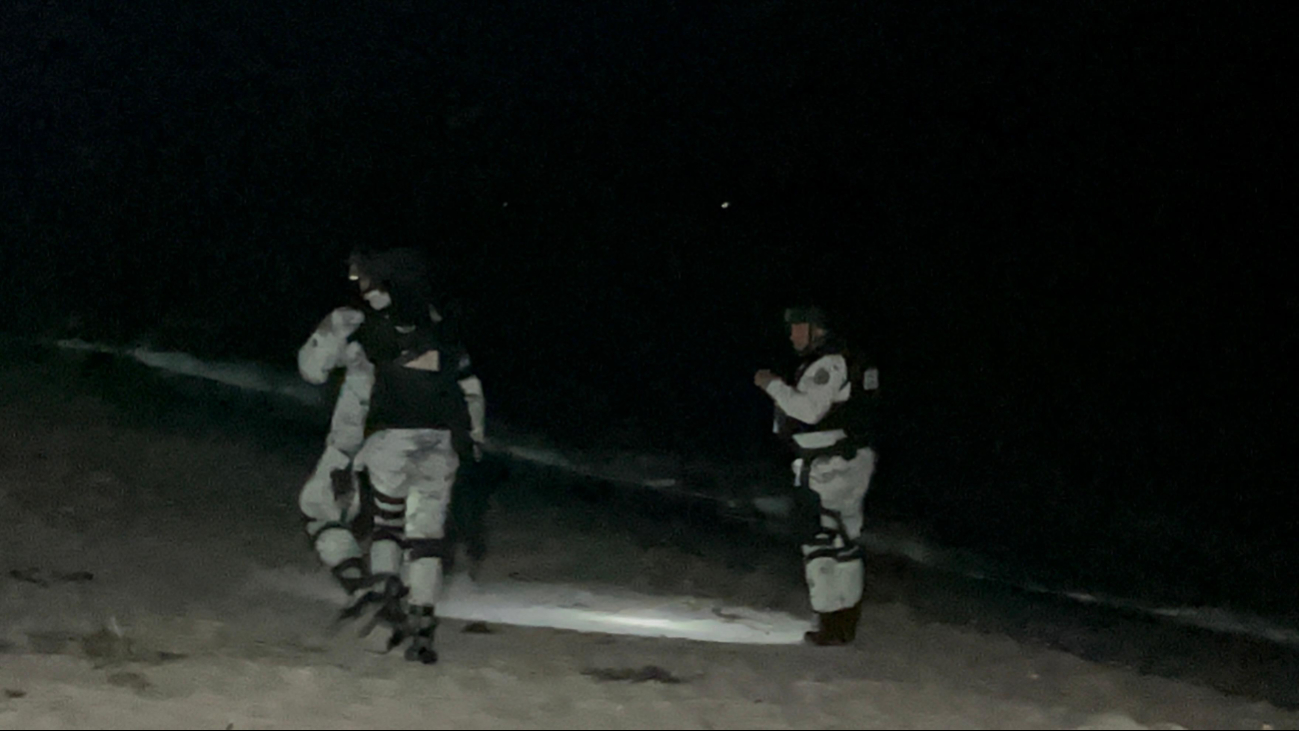 Movilización por supuestos huesos humanos en Playa Norte. Movilización por supuestos huesos humanos en Playa Norte.