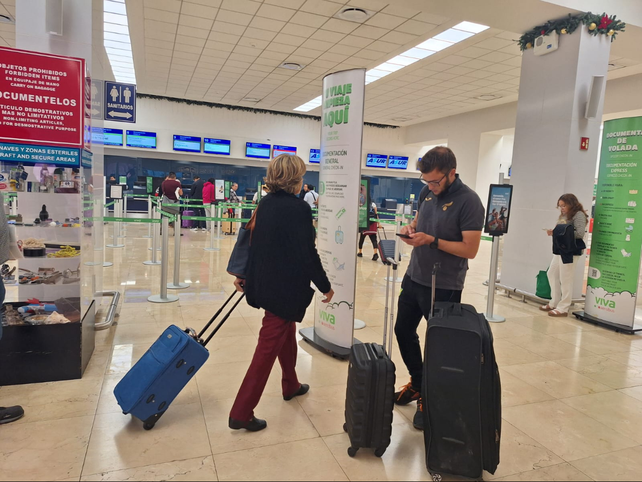 La afluencia de vuelos en el aeropuerto de Mérida arranca desde temprano La afluencia de vuelos en el aeropuerto de Mérida arranca desde temprano