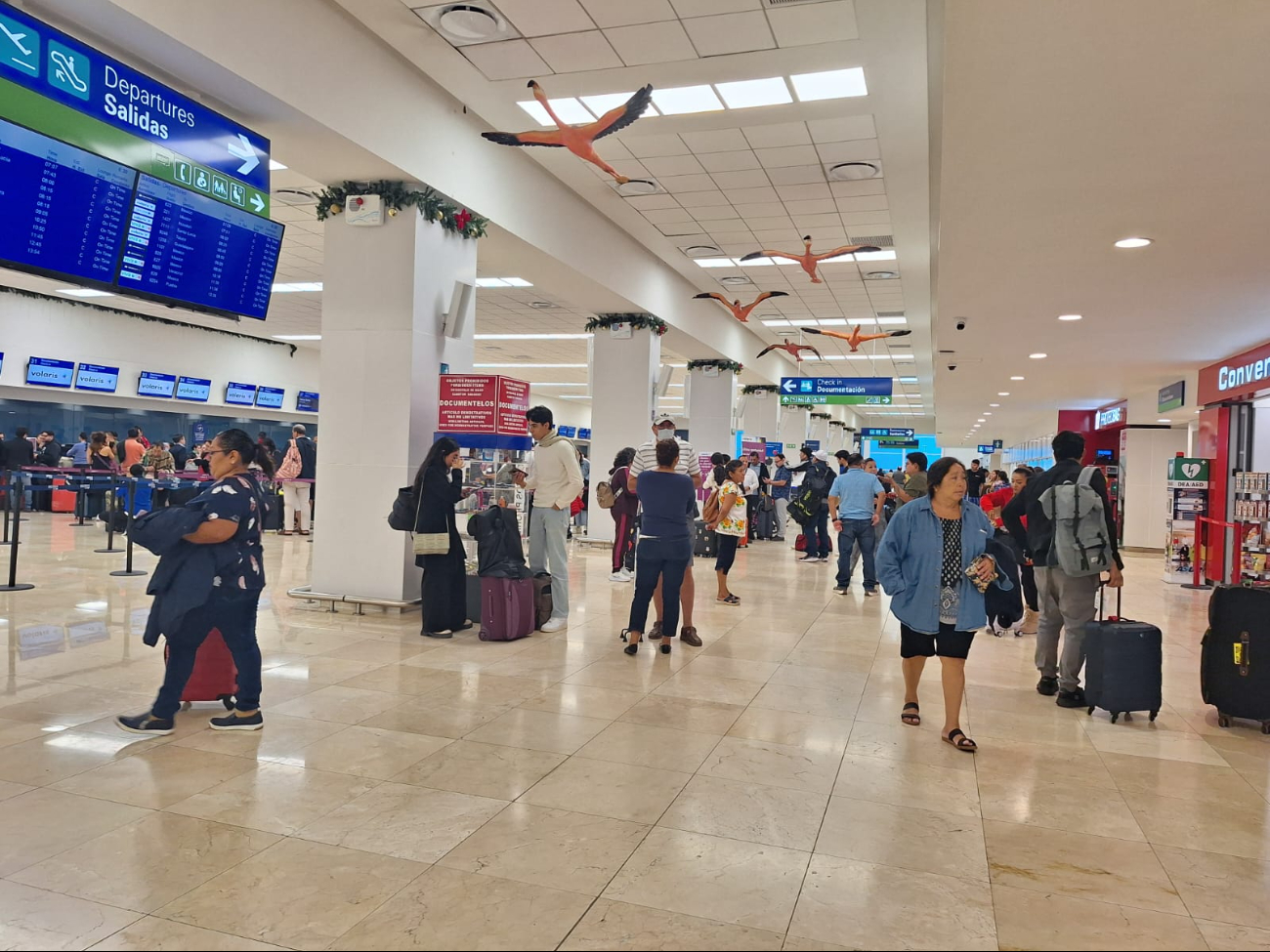 No hay afectaciones en el aeropuerto de Mérida No hay afectaciones en el aeropuerto de Mérida