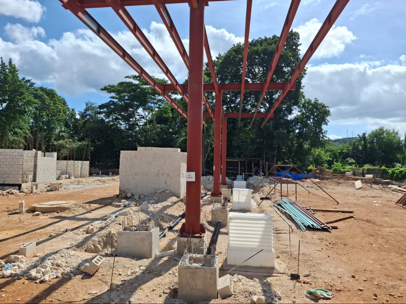 Por falta de permisos clausuran construcción de gasolinera en Hecelchakán 