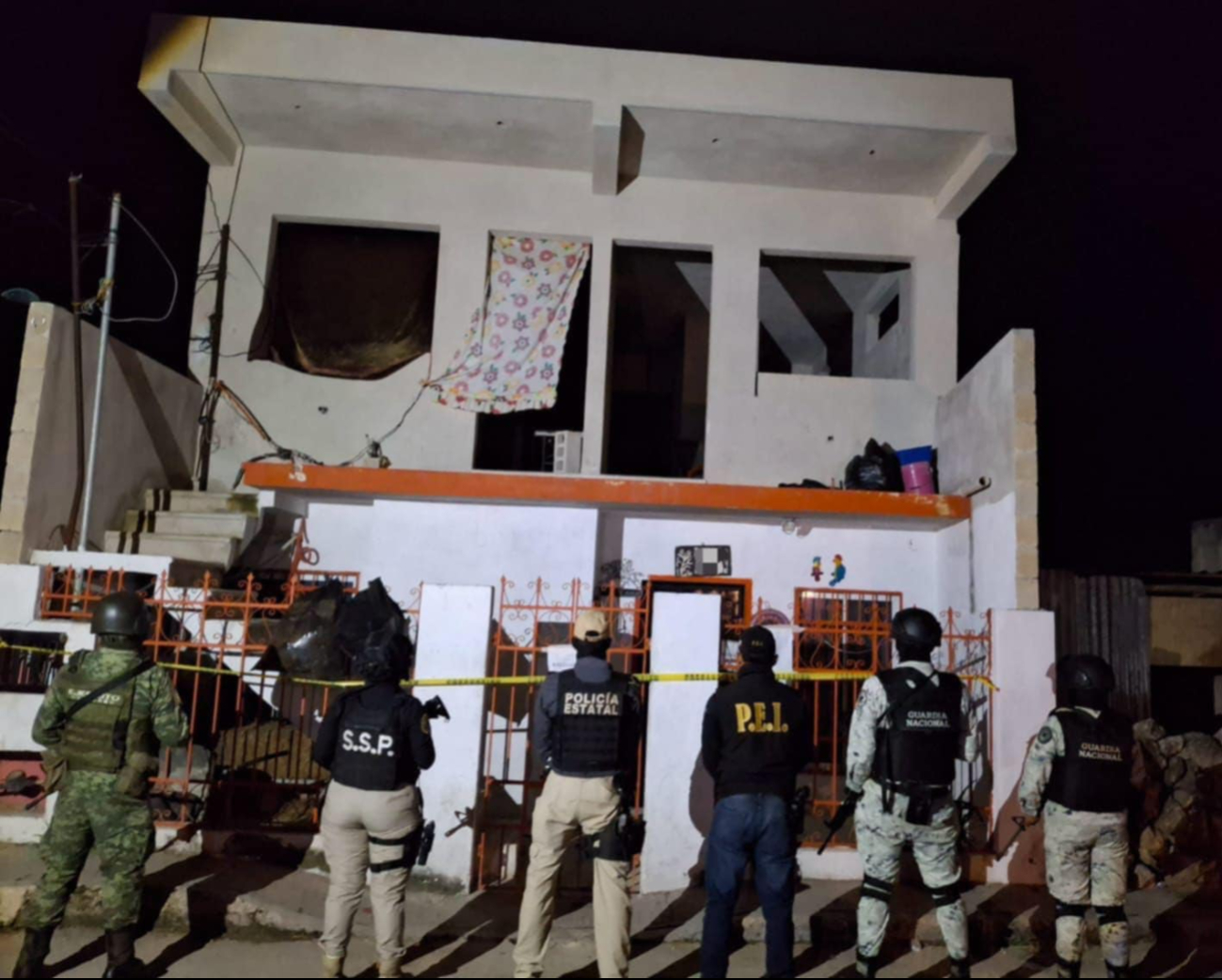 En el cateo en Valladolid se logró el aseguramiento de drogas
