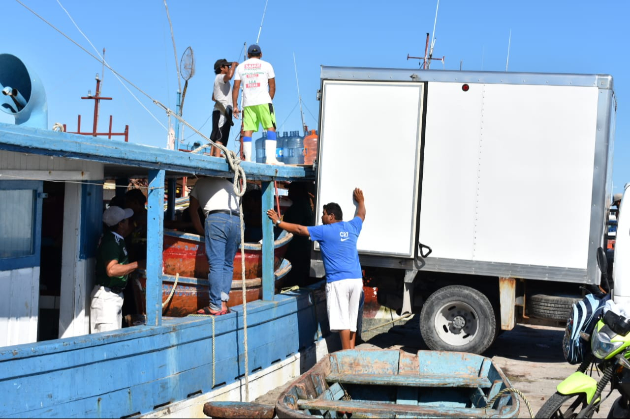Barcos pesqueros de Progreso zarpan a su último viaje del año en búsqueda de pulpo ante el cierre de temporada el próximo 15 de diciembre Barcos pesqueros de Progreso zarpan a su último viaje del año en búsqueda de pulpo ante el cierre de temporada el próximo 15 de diciembre
