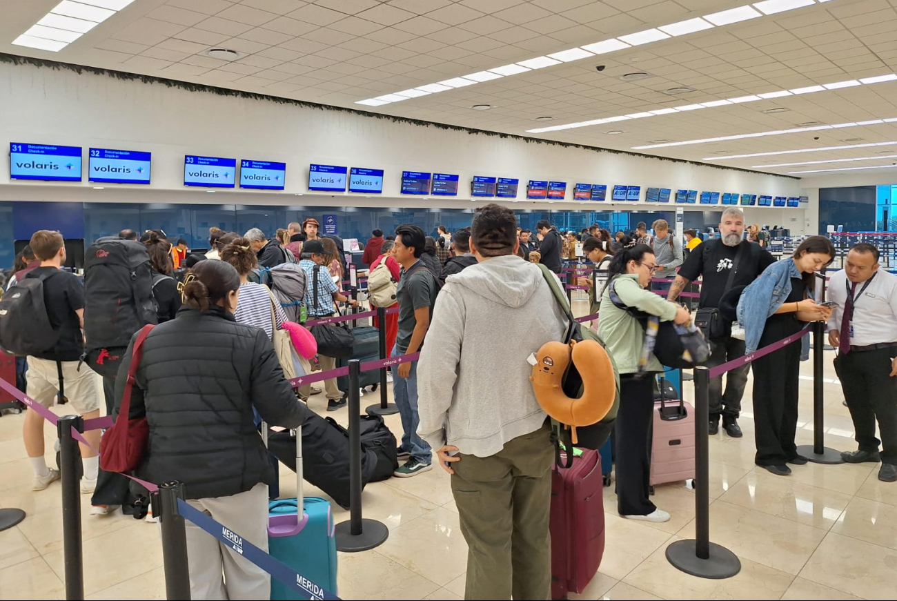 Reanudan actividades en el Aeropuerto de Mérida tras interrupciones en la CDMX