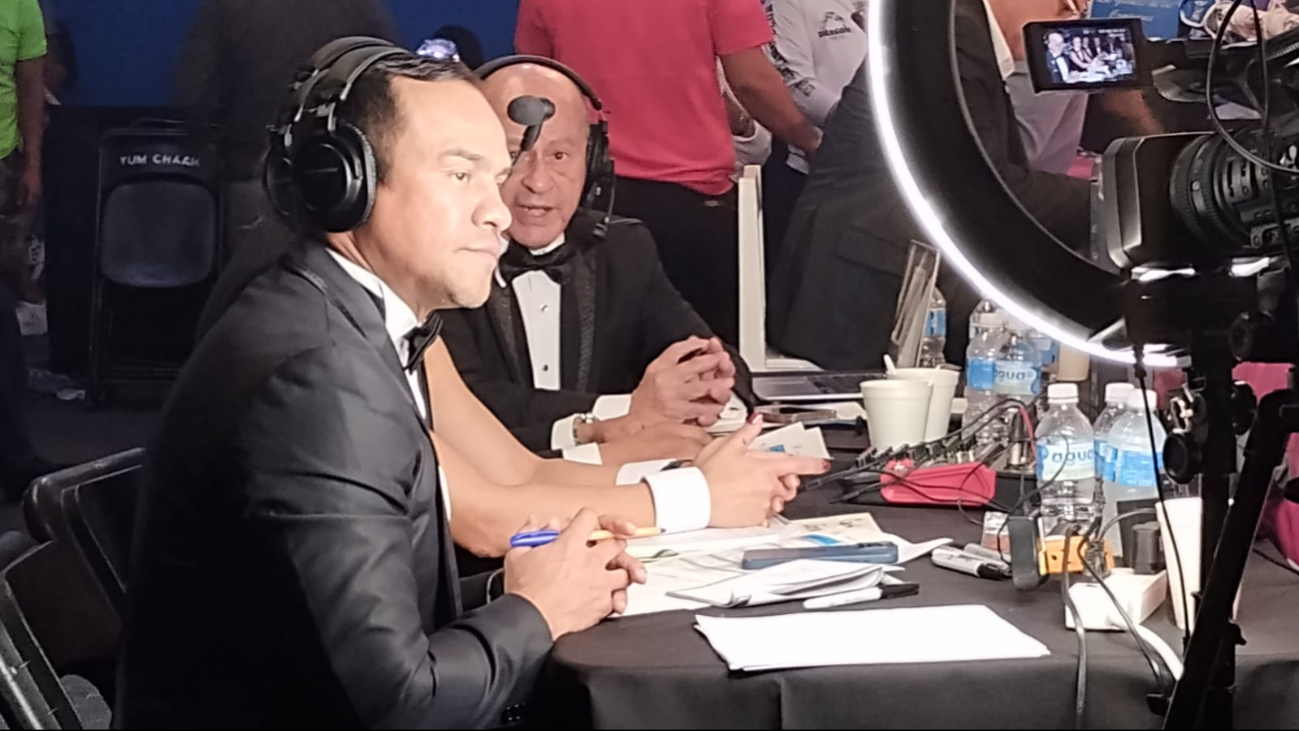 Juan Manuel “Dinamita” Márquez y Rafael Marquez comentaban las peleas Juan Manuel “Dinamita” Márquez y Rafael Marquez comentaban las peleas