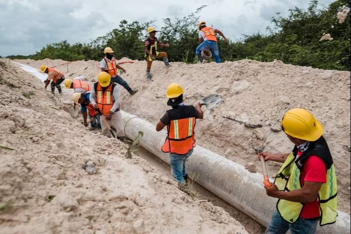 Nuevas obras en Campeche asegurarán mejor suministro de agua potable 