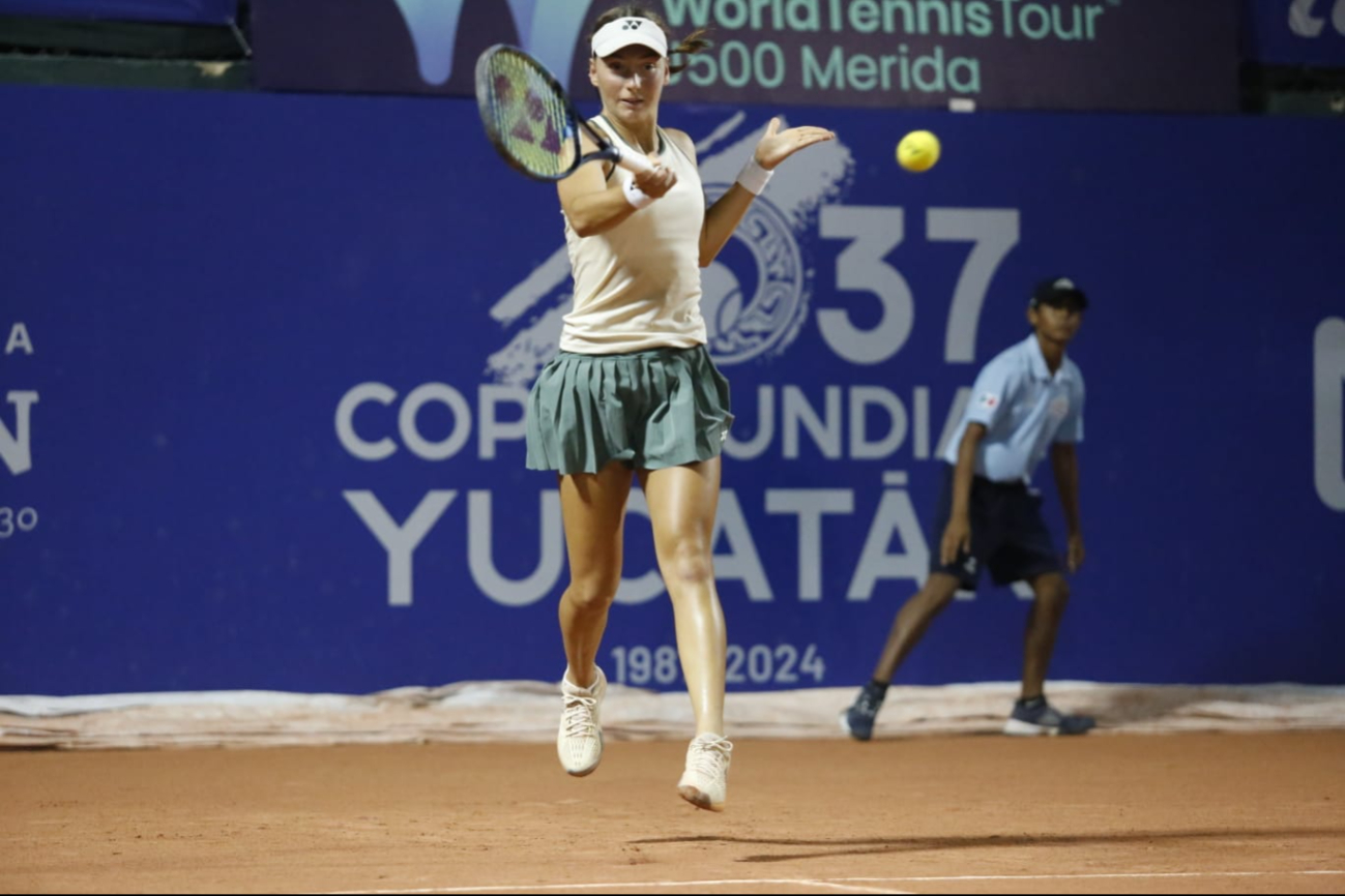La favorita de la Copa Mundial Yucatán de tenis J500, avanza con paso firme La favorita de la Copa Mundial Yucatán de tenis J500, avanza con paso firme