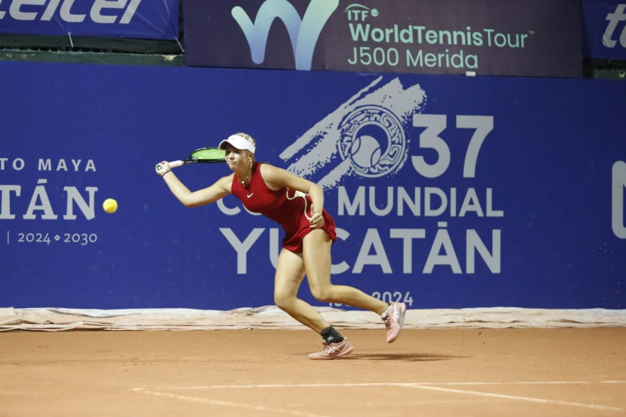 La favorita de la Copa Mundial Yucatán de tenis J500, avanza con paso firme La favorita de la Copa Mundial Yucatán de tenis J500, avanza con paso firme