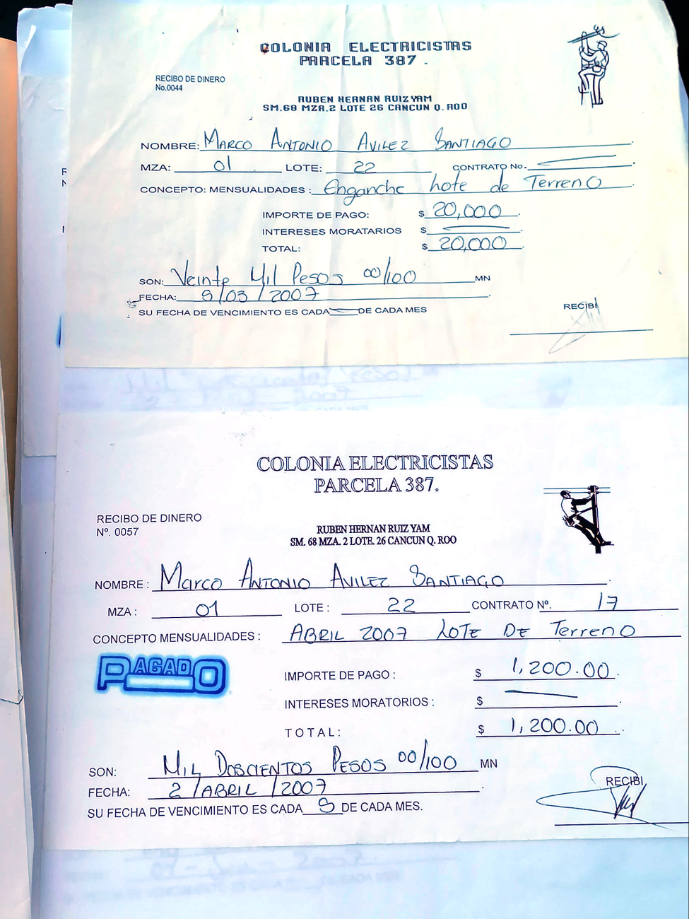 Pese a contar con los documentos que validan sus pagos de predios Pese a contar con los documentos que validan sus pagos de predios