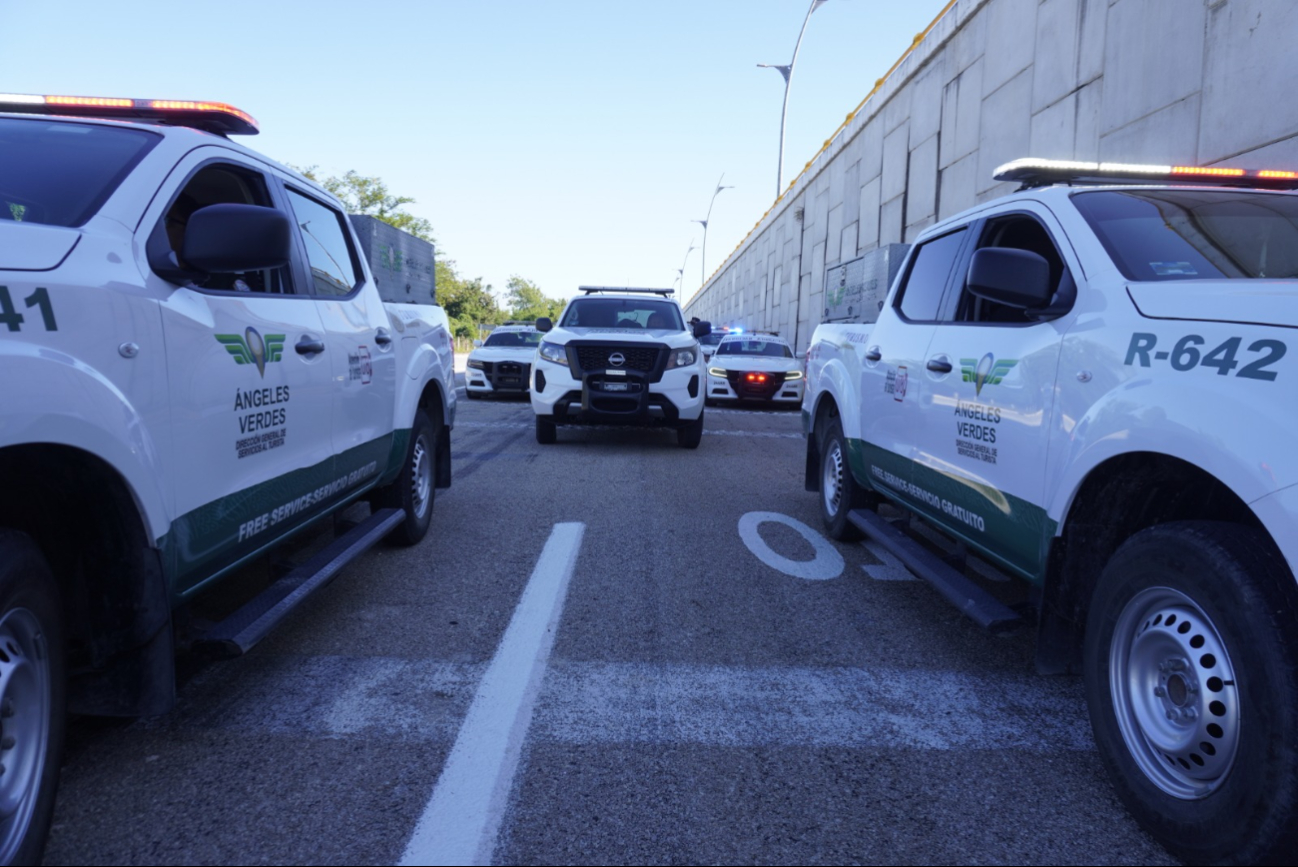 Durante diciembre, los incidentes en carreteras estatales y federales aumentan hasta un 15 por ciento, según Ángeles Verdes