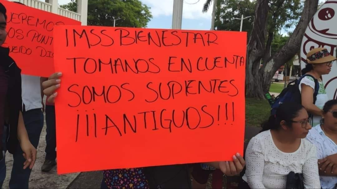 Los reportes por parte de los manifestantes es que no cuentan con seguridad laboral ni sueldos dignos Los reportes por parte de los manifestantes es que no cuentan con seguridad laboral ni sueldos dignos