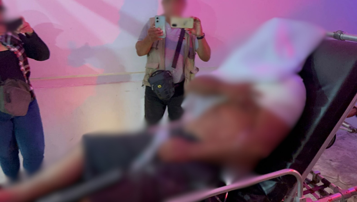 Paramédicos trasladaron al herido al Hospital General debido a sus lesiones en el tórax Paramédicos trasladaron al herido al Hospital General debido a sus lesiones en el tórax