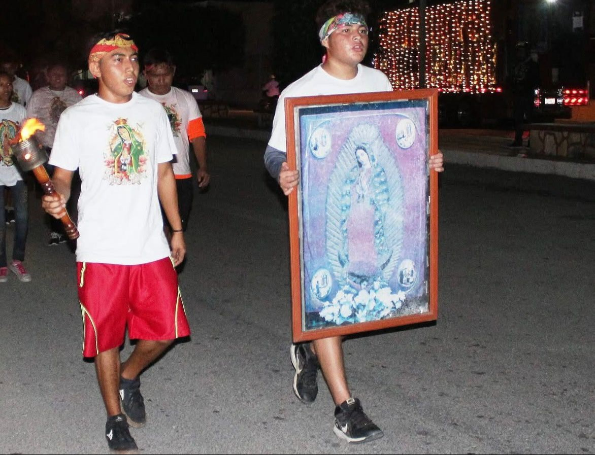 Yucatecos abandonan las promesas a la Virgen de Guadalupe 