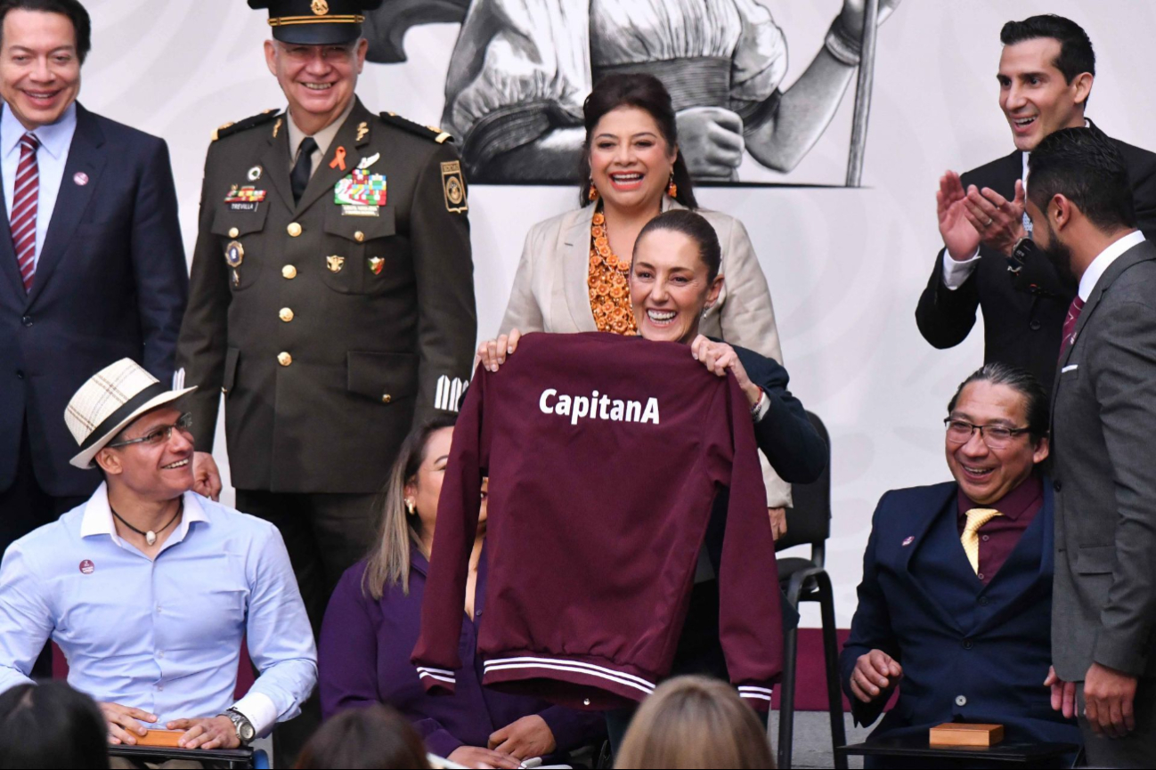 Sheinbaum es la nueva capitana Sheinbaum es la nueva capitana