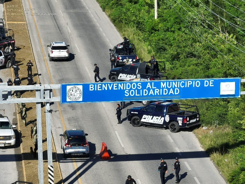 “Operativo Blindaje Riviera Maya” en acción