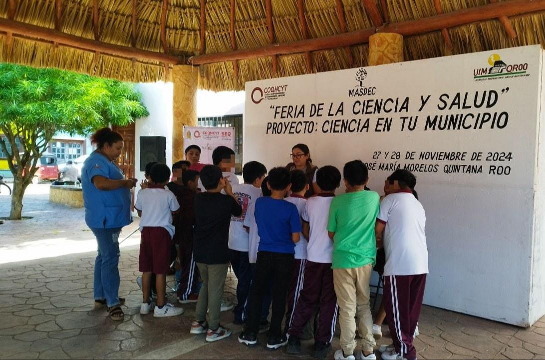 Feria de ciencia y salud en José María Morelos inculca el aprendizaje en los niños.