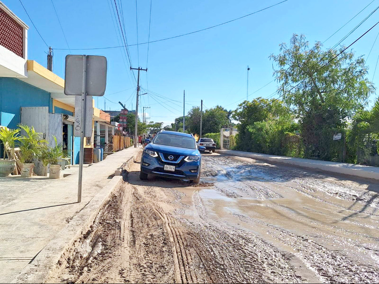 La autoridad no atiende la vialidad debido al litigio con la constructora, que no terminó los trabajos La autoridad no atiende la vialidad debido al litigio con la constructora, que no terminó los trabajos