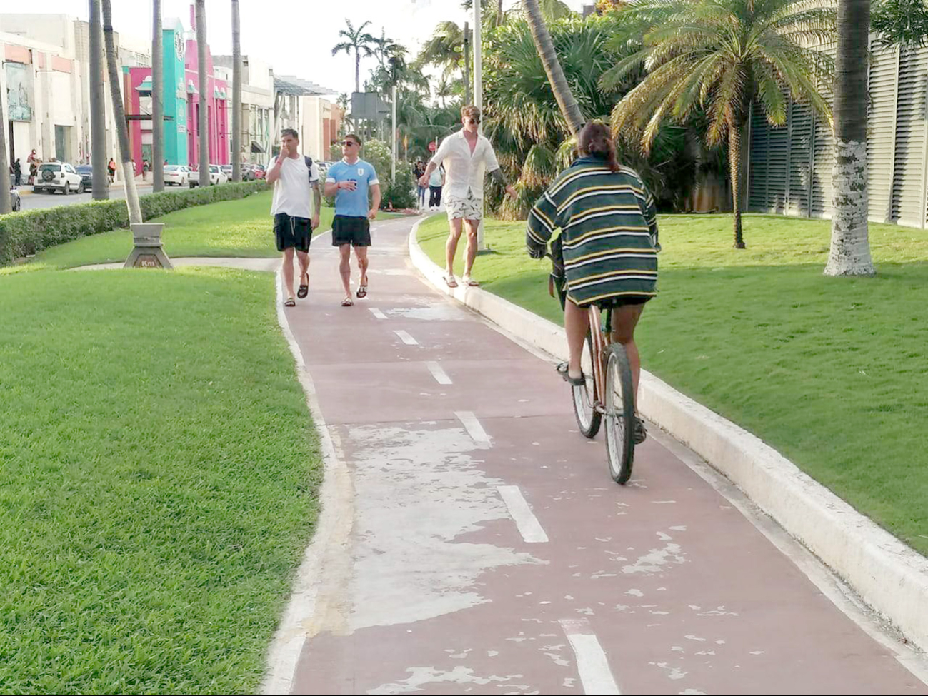 La ciclopista requiere urgentemente rehabilitación, ya que es usada principalmente por visitantes La ciclopista requiere urgentemente rehabilitación, ya que es usada principalmente por visitantes