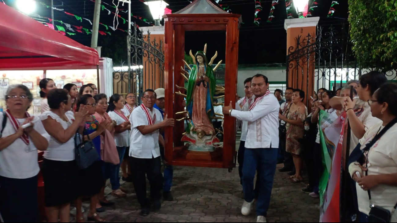 La peregrinación se realizó en calles de Tizimín La peregrinación se realizó en calles de Tizimín