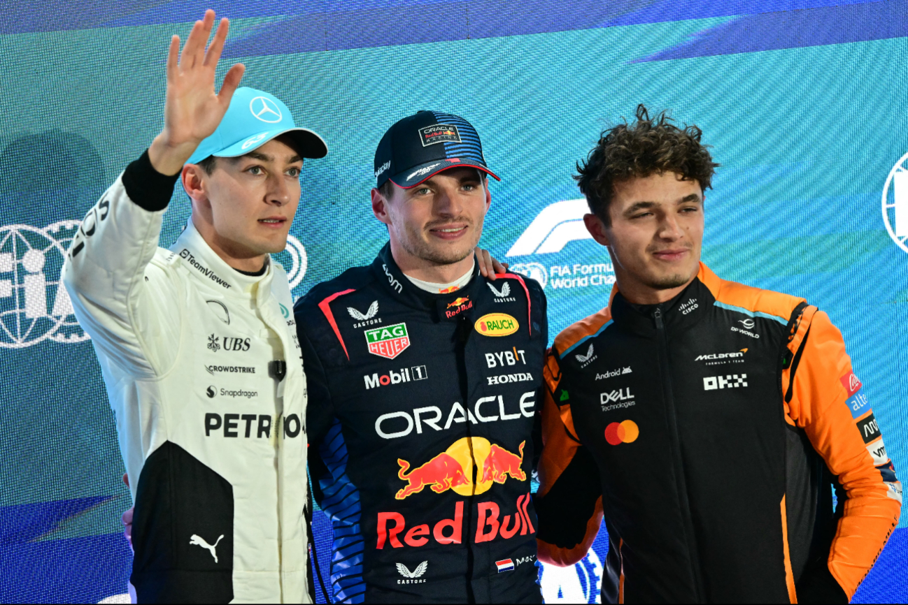 Russell a la pole tras sanción de Verstappen en el GP de Qatar