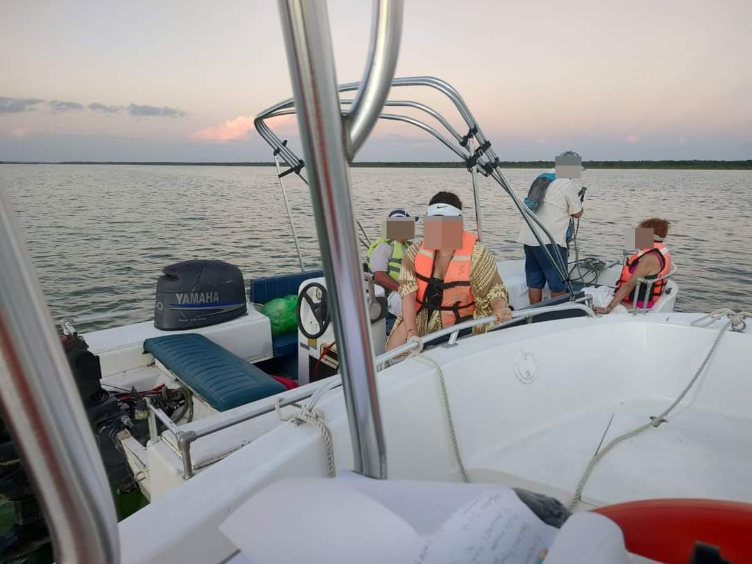 El rescate se registró en la Laguna Mariscal El rescate se registró en la Laguna Mariscal