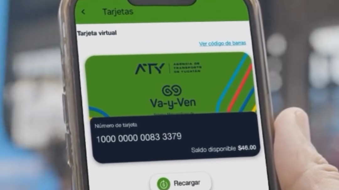 Lanzan Nueva Tarjeta Virtual del Sistema de Transporte Va y Ven en Yucatán Lanzan Nueva Tarjeta Virtual del Sistema de Transporte Va y Ven en Yucatán