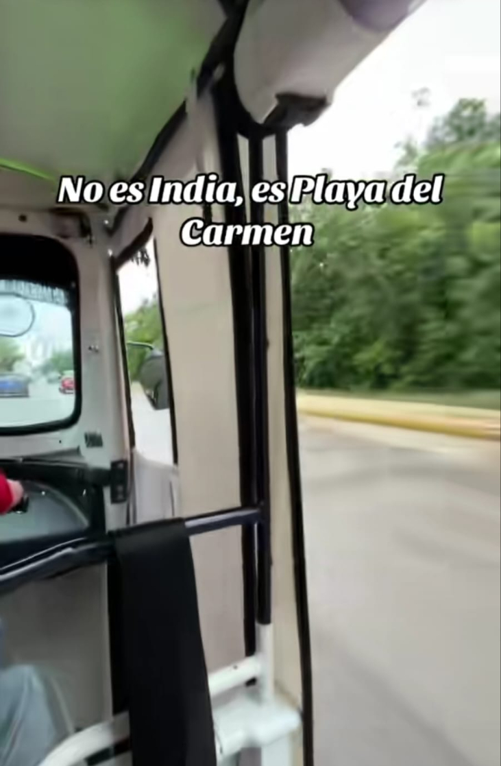 Las mototaxis de Playa del Carmen son similares a las de la India Las mototaxis de Playa del Carmen son similares a las de la India