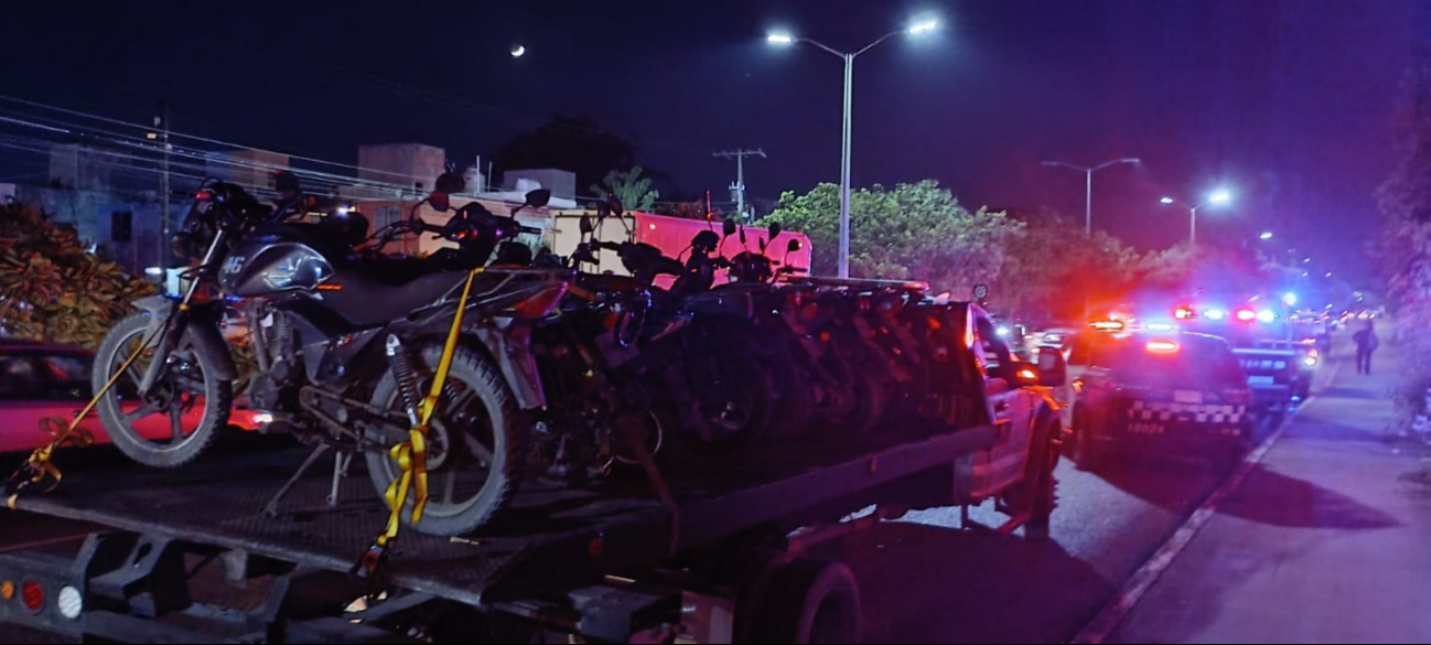 Motocicletas han sido confiscadas por no cumplir con los estandáres de circulación víal. Motocicletas han sido confiscadas por no cumplir con los estandáres de circulación víal.