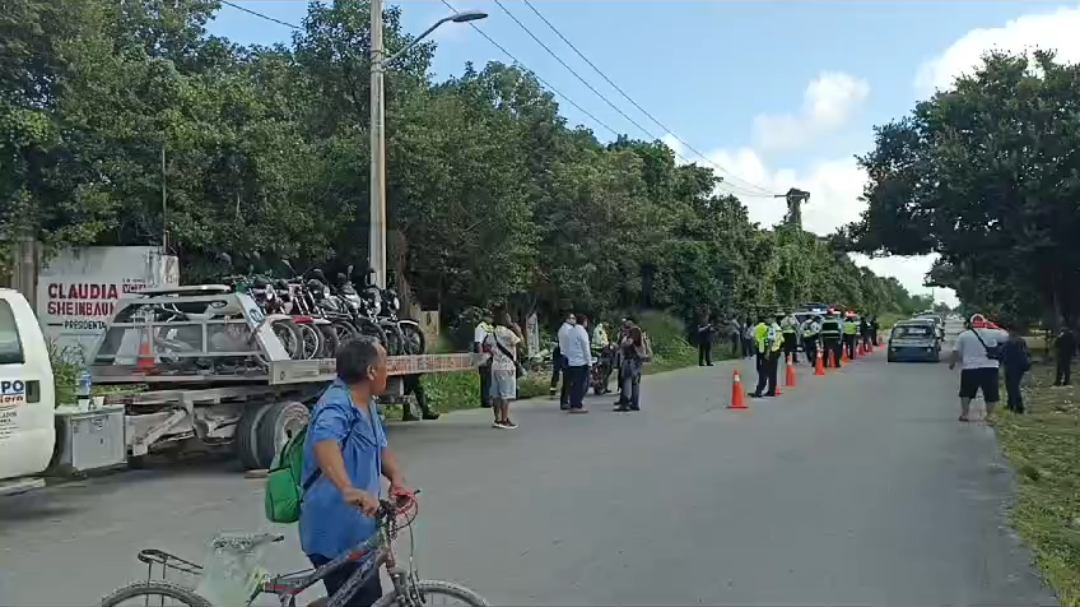 Debido al tema de las rodadas y de modificaciones ilegales a motociclistas, autoridades realizaron una revisión Debido al tema de las rodadas y de modificaciones ilegales a motociclistas, autoridades realizaron una revisión