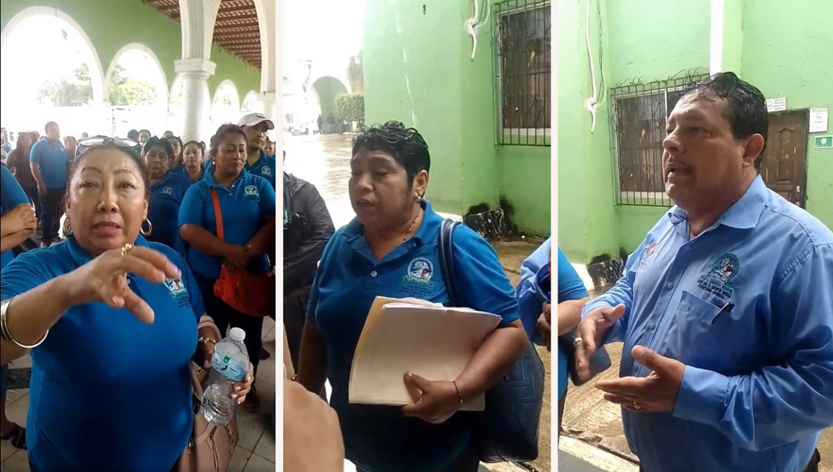 Trabajadores del ayuntamiento de Hecelchakán toman oficinas de la comuna