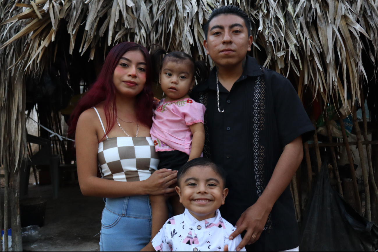 Angelito vive junto a su familia en la localidad de Tahdziú, al sur de Yucatán Angelito vive junto a su familia en la localidad de Tahdziú, al sur de Yucatán
