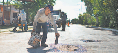 Hasta ahora, se han atendido más de 7,472 reportes y tapado 54,908 baches en 358 colonias y comisarías Hasta ahora, se han atendido más de 7,472 reportes y tapado 54,908 baches en 358 colonias y comisarías