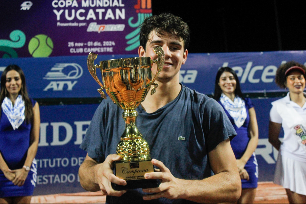 Elizara Yaneva  y Thomas Faurel, campeones de la Copa Mundial Yucatán de Tenis J500  