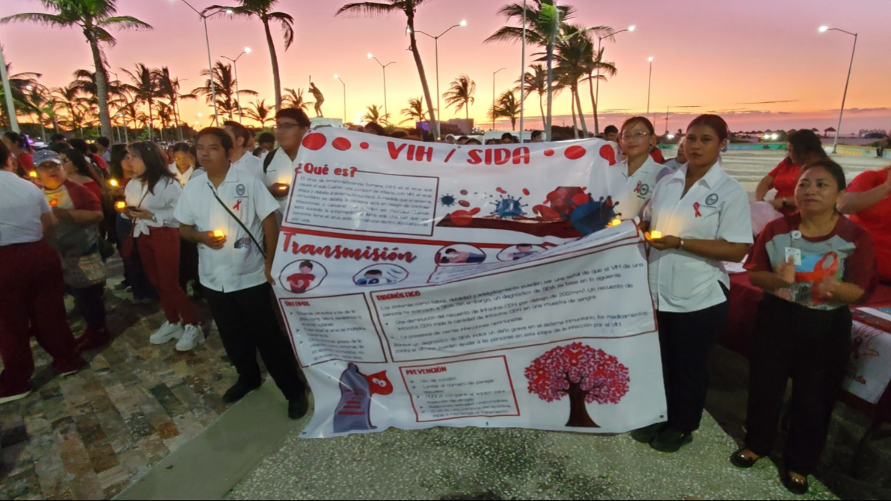 Los presentes recordaron a la población que la enfermedad puede combatirse. Los presentes recordaron a la población que la enfermedad puede combatirse.
