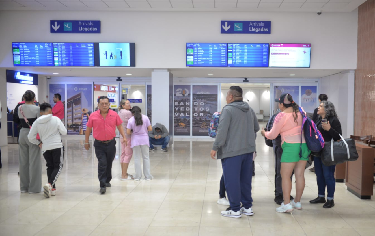 Los vuelos fueron arribando tras la disipación de la neblina Los vuelos fueron arribando tras la disipación de la neblina