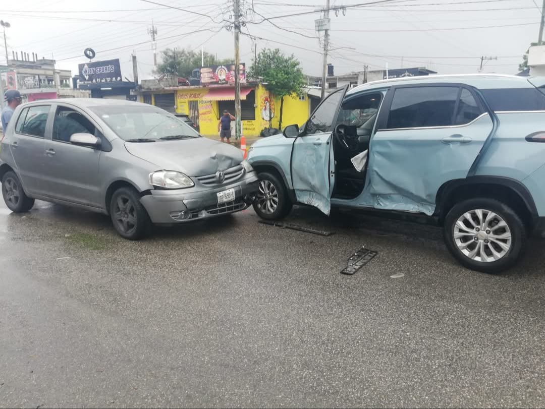 Chetumal registra varios accidentes viales en solo un día 